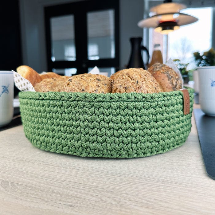 Joice.dk Hæklekit - Brødkurv i Polyestergarn