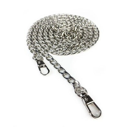 Joice Metaldele Sølv Let Skulderrem / Metalkæde - 120cm